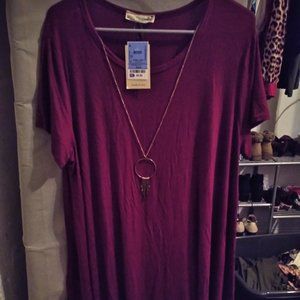 Burgundy Dress